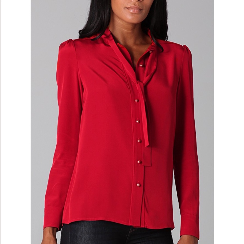 Marc By Marc Jacobs Red Blouse